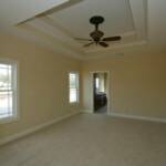 Master Bedroom with double tray ceiling