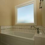 Master Bath Garden Tub surrounded by tile