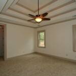Master Bedroom with triple tray ceiling